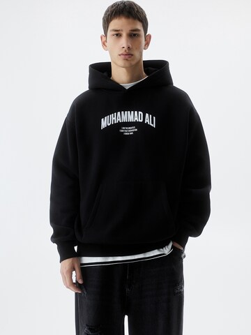 Pull&Bear Sweatshirt in Schwarz: Vorderseite