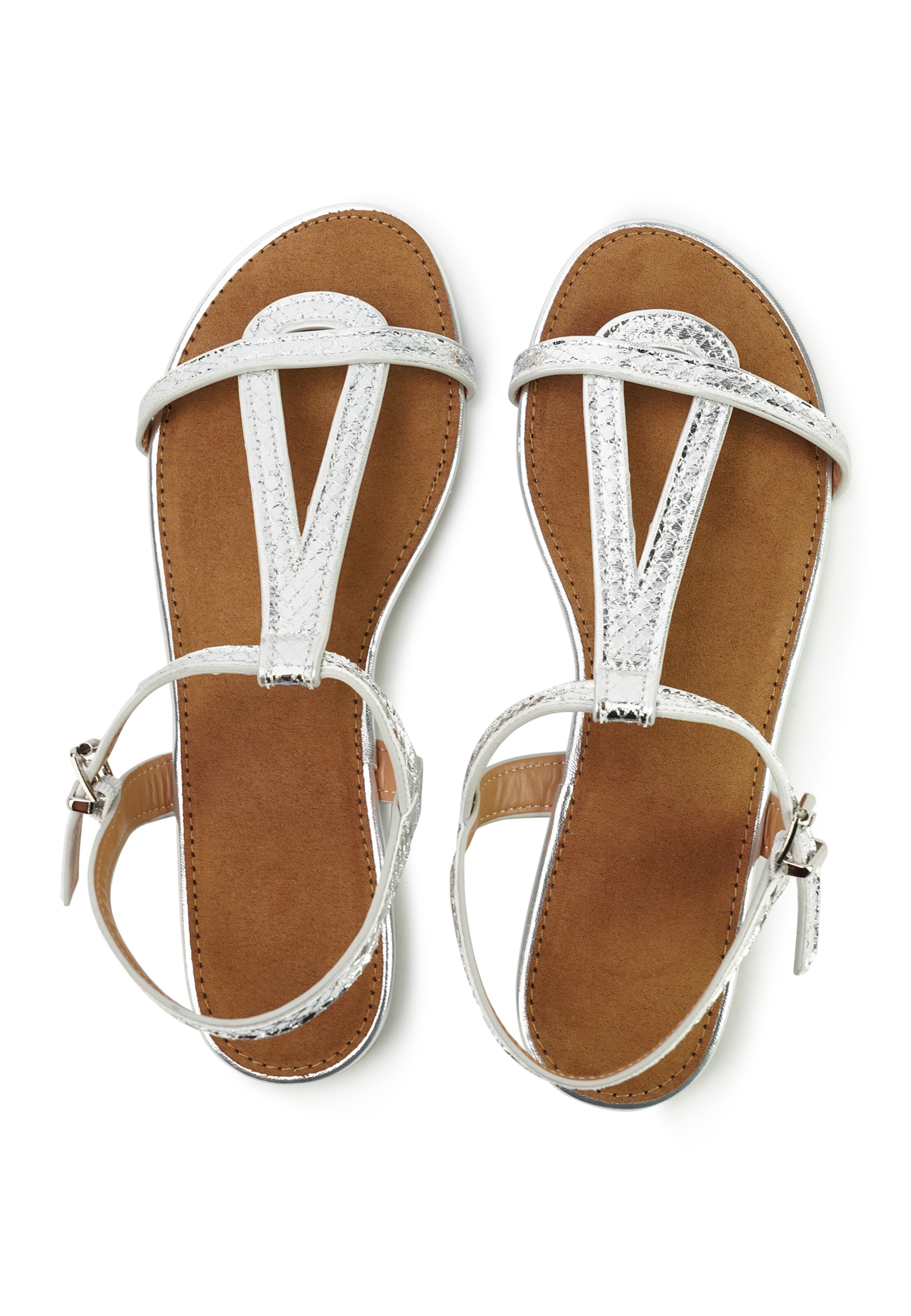 Findlay Strap sandal 'CLEO' in Silver