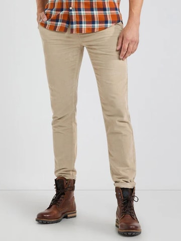 Regular Pantalon chino McGREGOR en blanc : devant