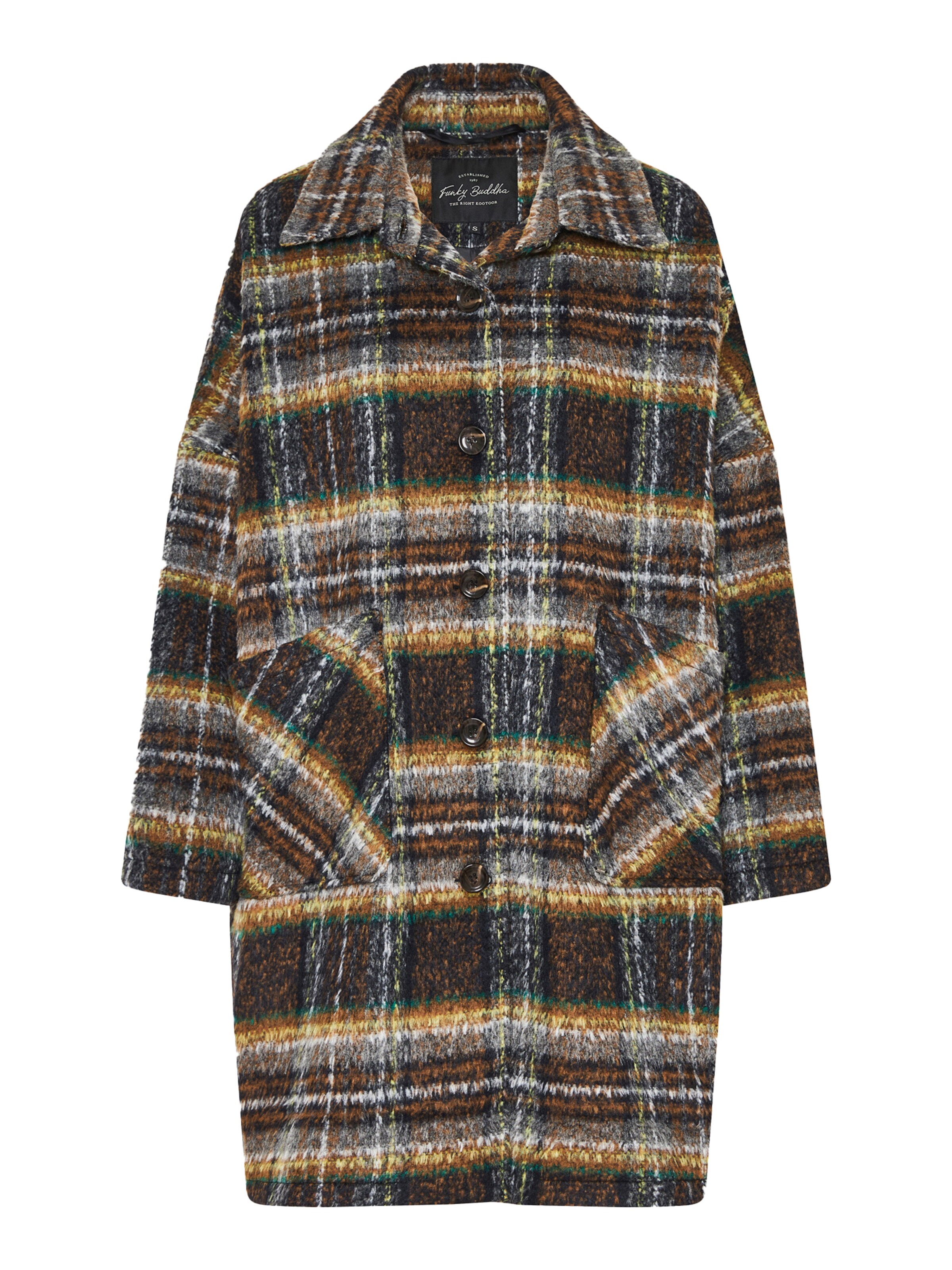 Funky Buddha Overgangsfrakke i brun: forside