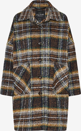 Funky Buddha Prijelazni kaput u smeđa / žuta / crna / bijela, Pregled proizvoda