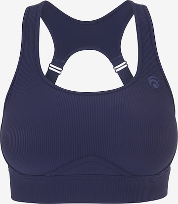 OCEANSAPART Bustier Sport bh 'Lenna' in Blauw: voorkant