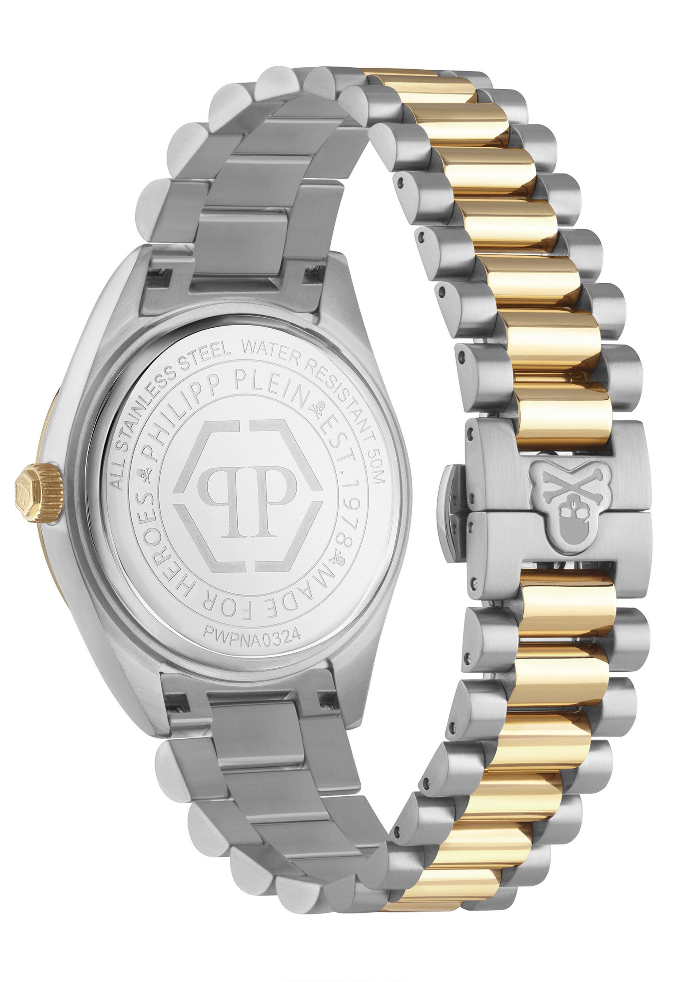 Philipp Plein Analoguhr in Silber