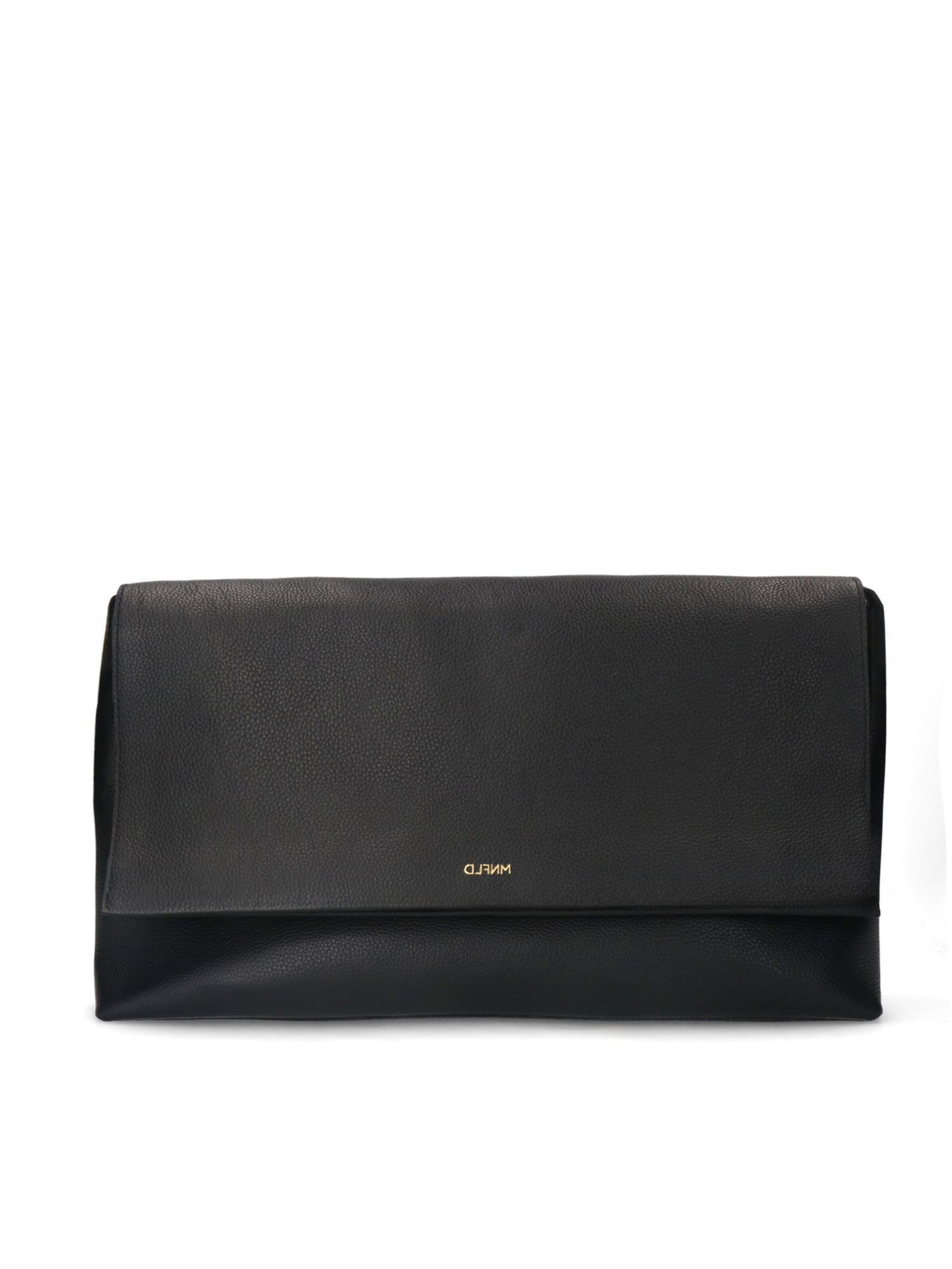 MANFIELD Crossbody Bag in Black: front