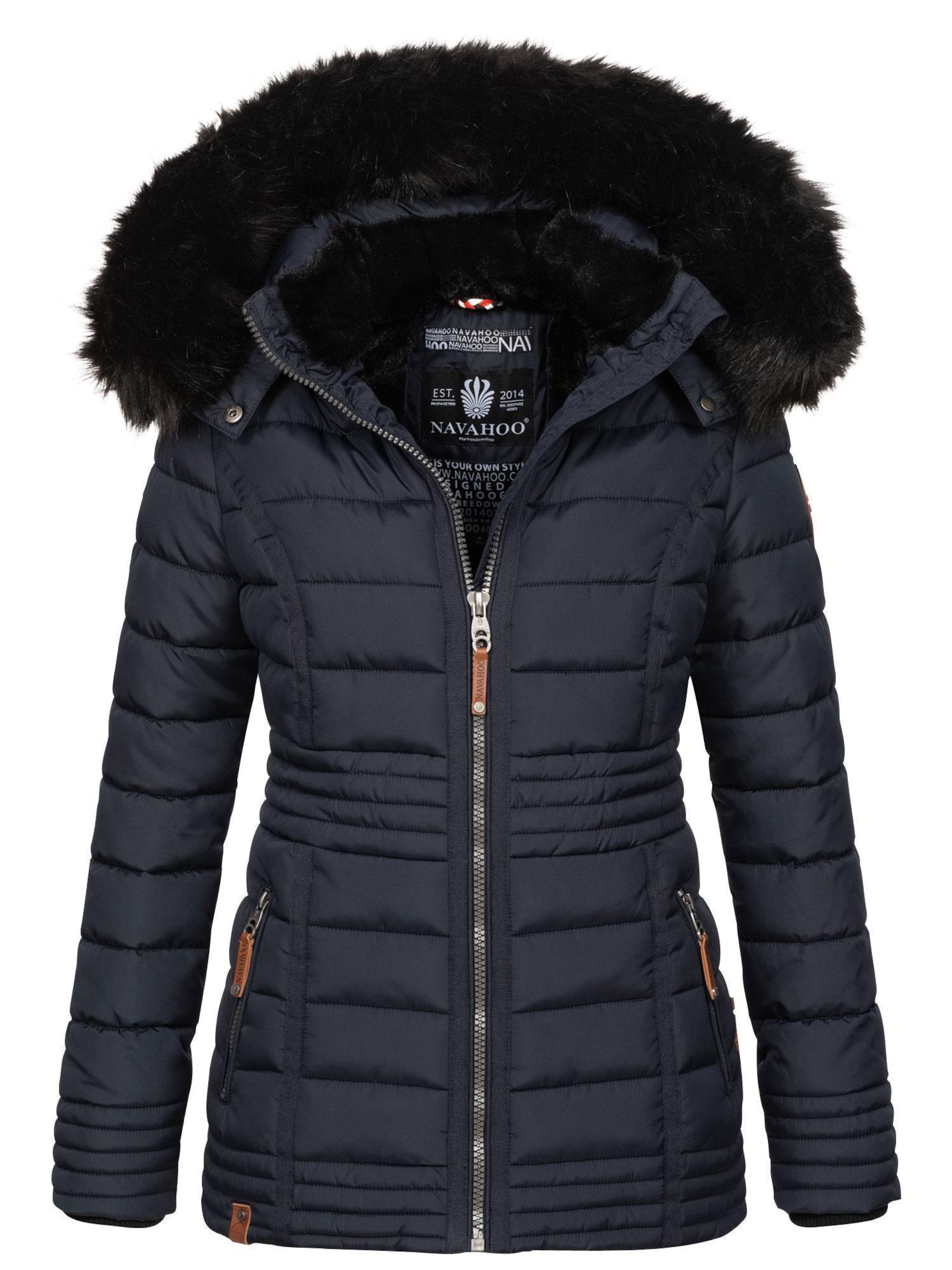NAVAHOO Winterjas in Blauw: voorkant