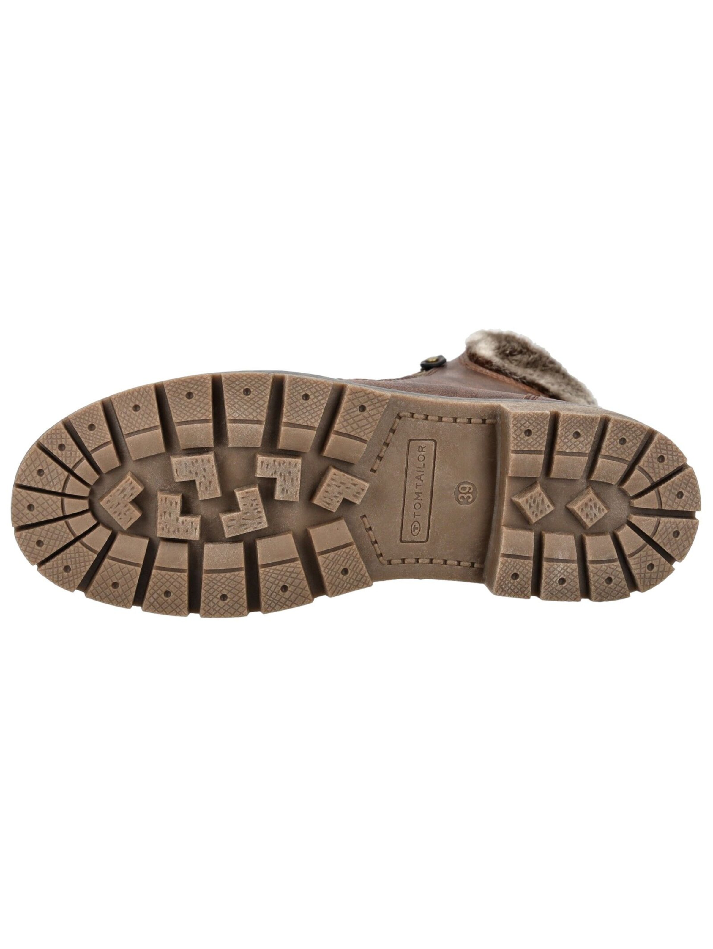 TOM TAILOR Veterlaarsjes in Bruin