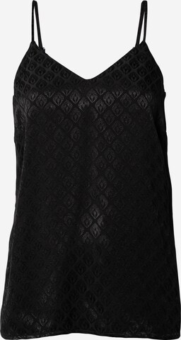 Top di Sisley in nero: frontale