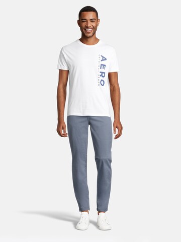 Coupe slim Pantalon chino AÉROPOSTALE en bleu