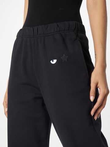 Tapered Pantaloni de la Chiara Ferragni pe negru