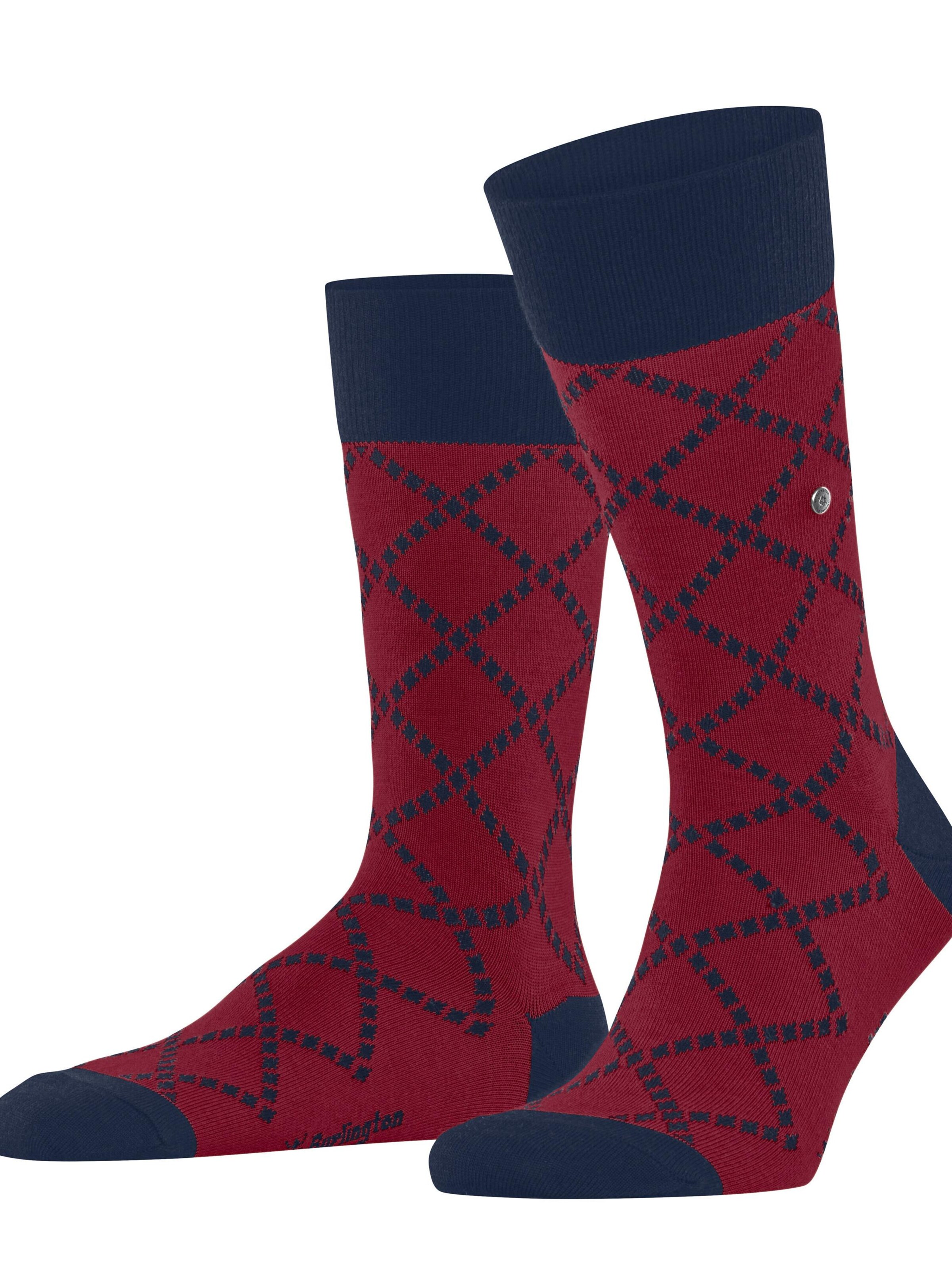 BURLINGTON Socks 'Ferry Road' in Red: front
