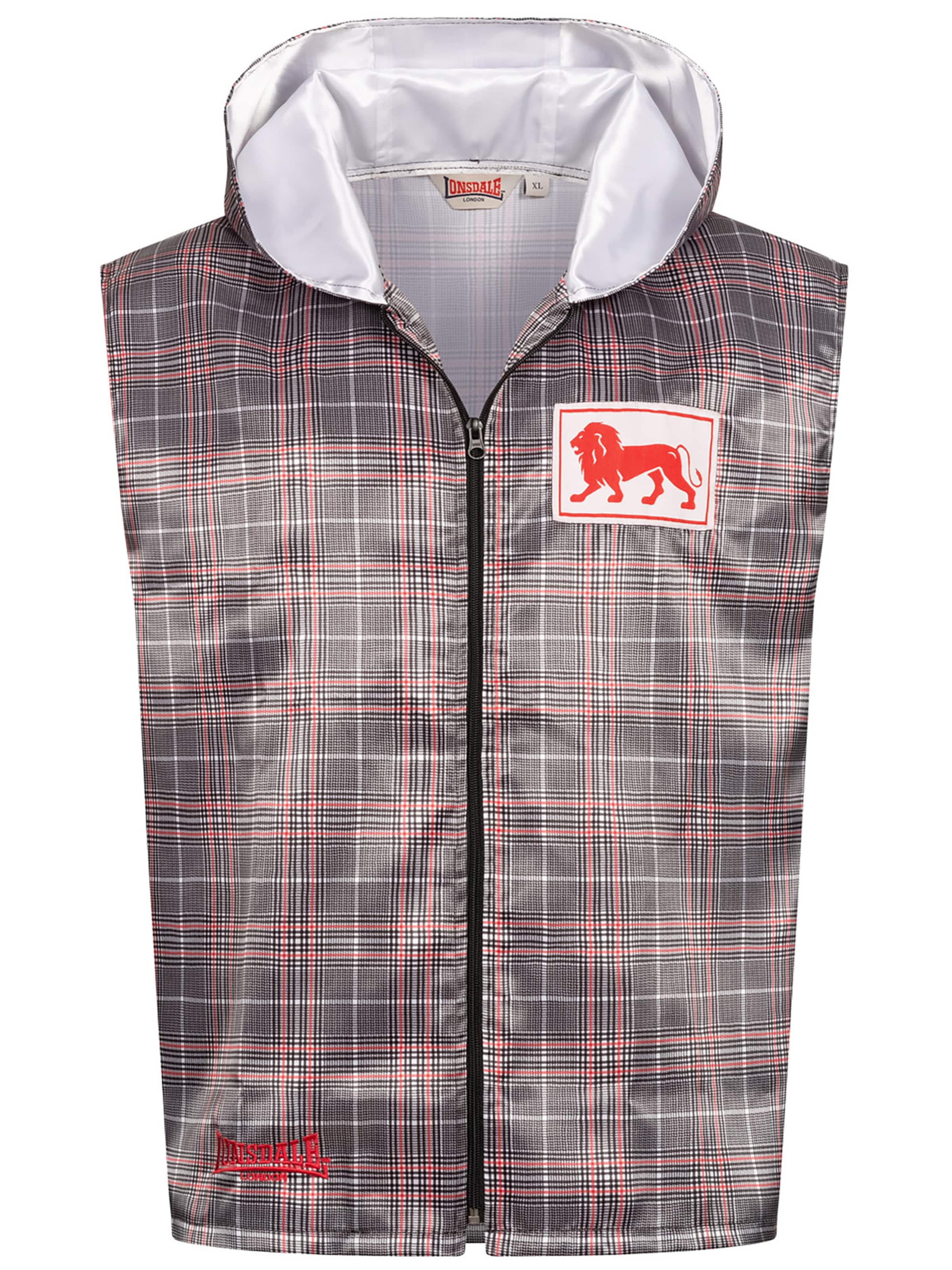 Gilet de sport 'Charlton' LONSDALE en blanc : devant