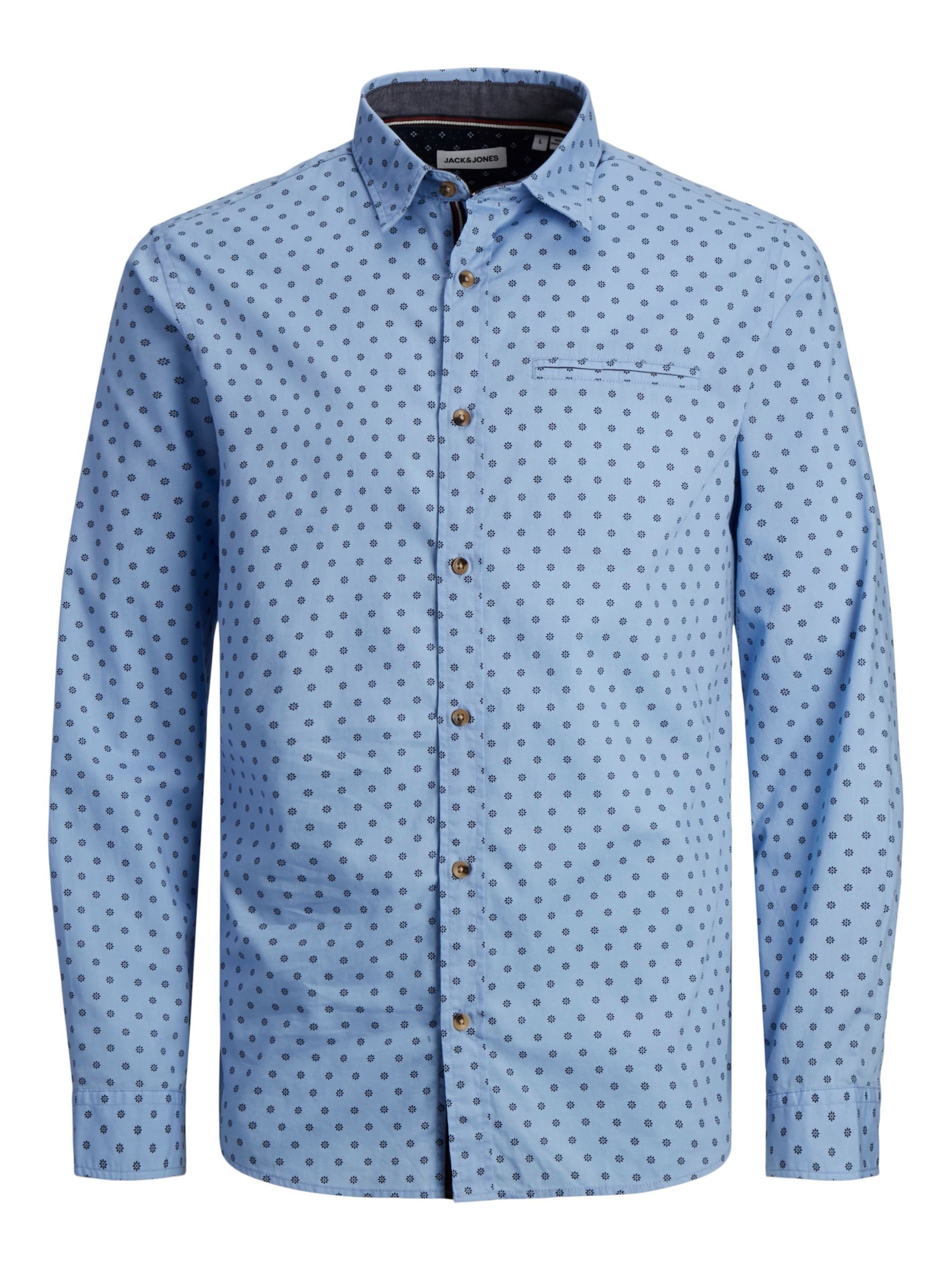JACK & JONES Hemd 'JJETrekota' in Blau: Vorderseite