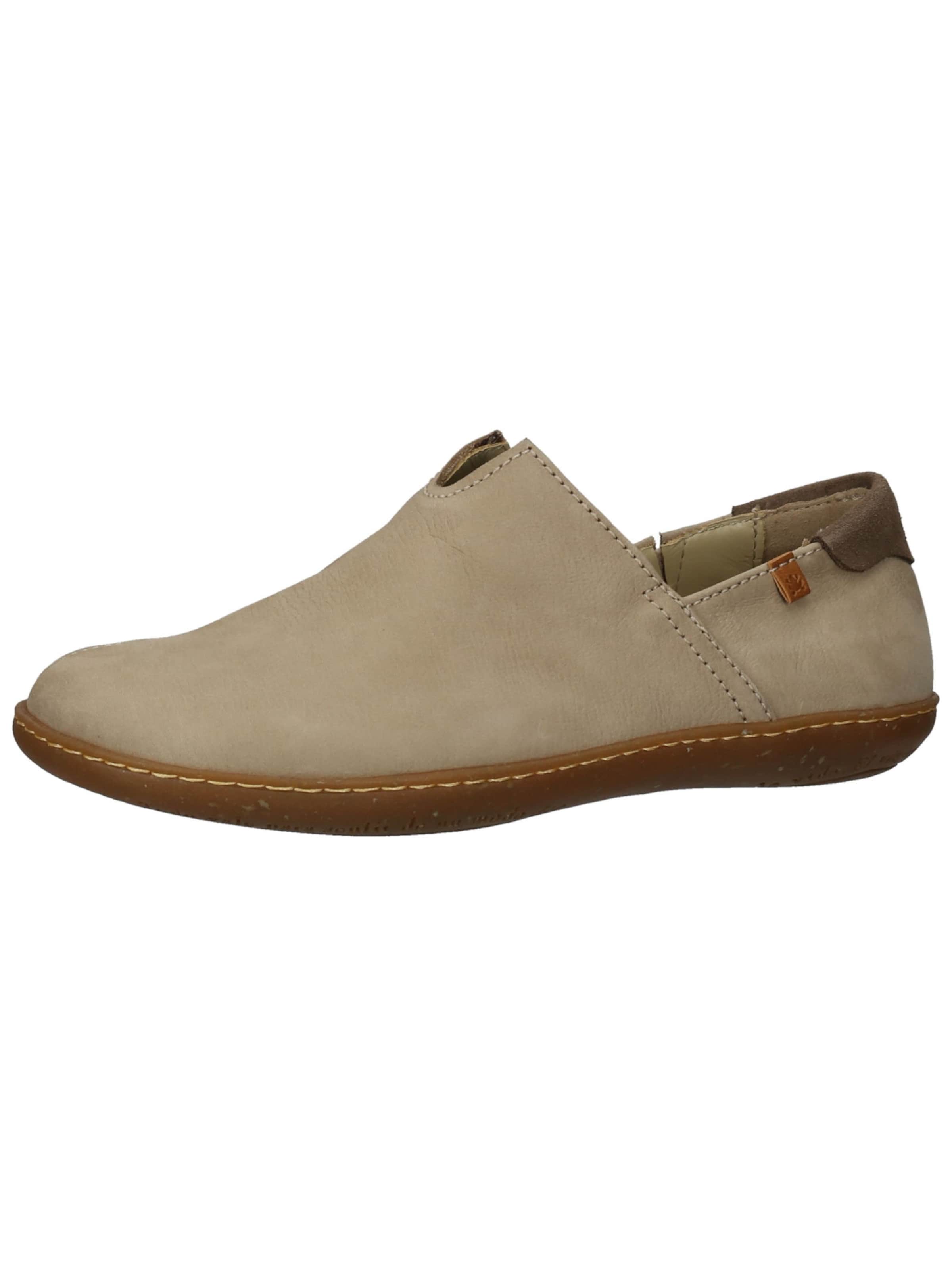 Chaussure basse EL NATURALISTA en beige : devant