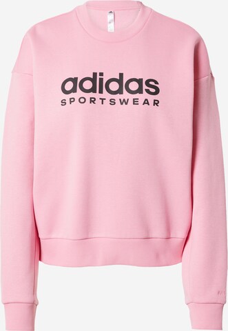 ADIDAS SPORTSWEAR Sports sweatshirt 'All Szn Fleece Graphic' in Pink: front