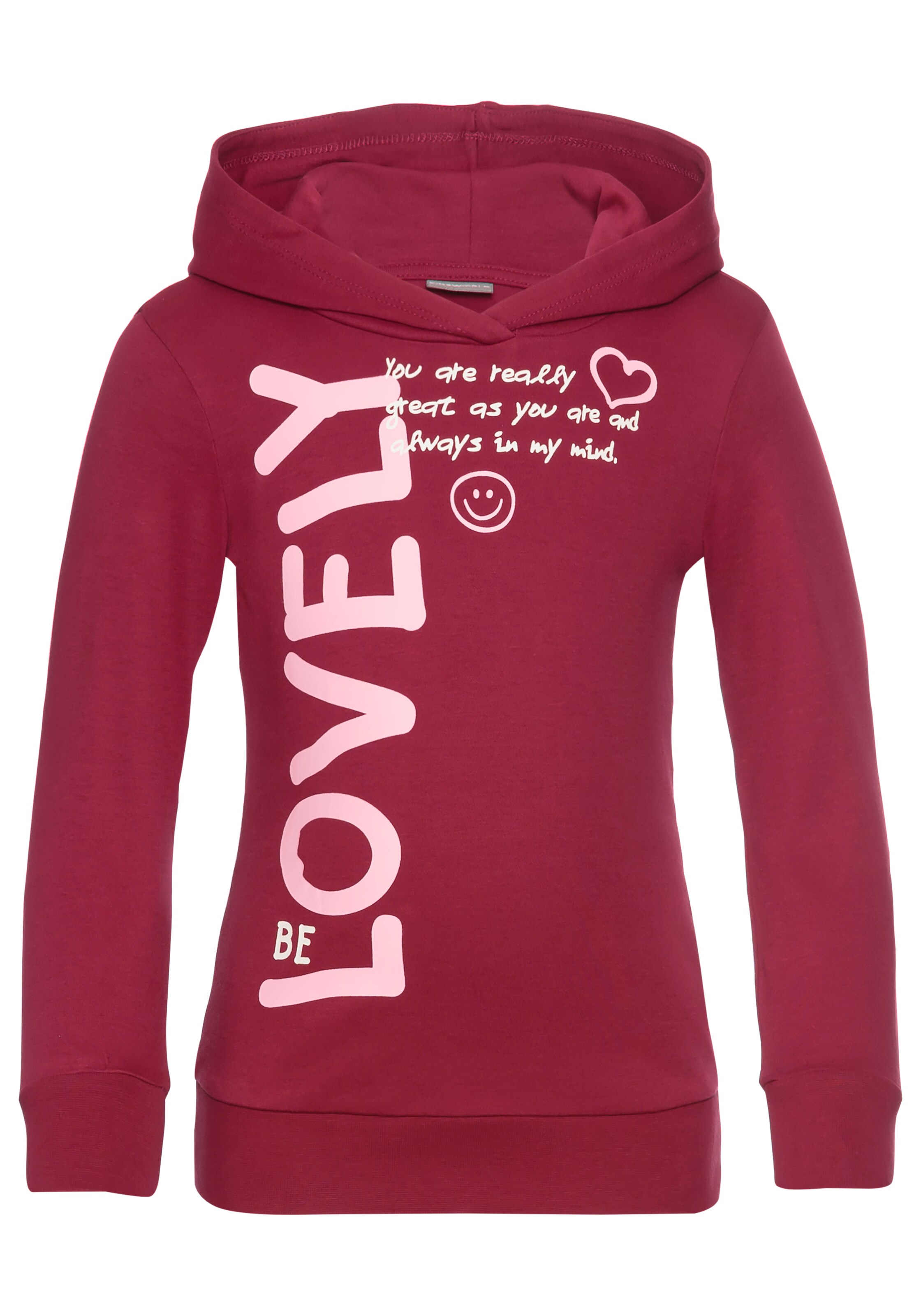 Kidsworld Sweatshirt in Rot: Vorderseite