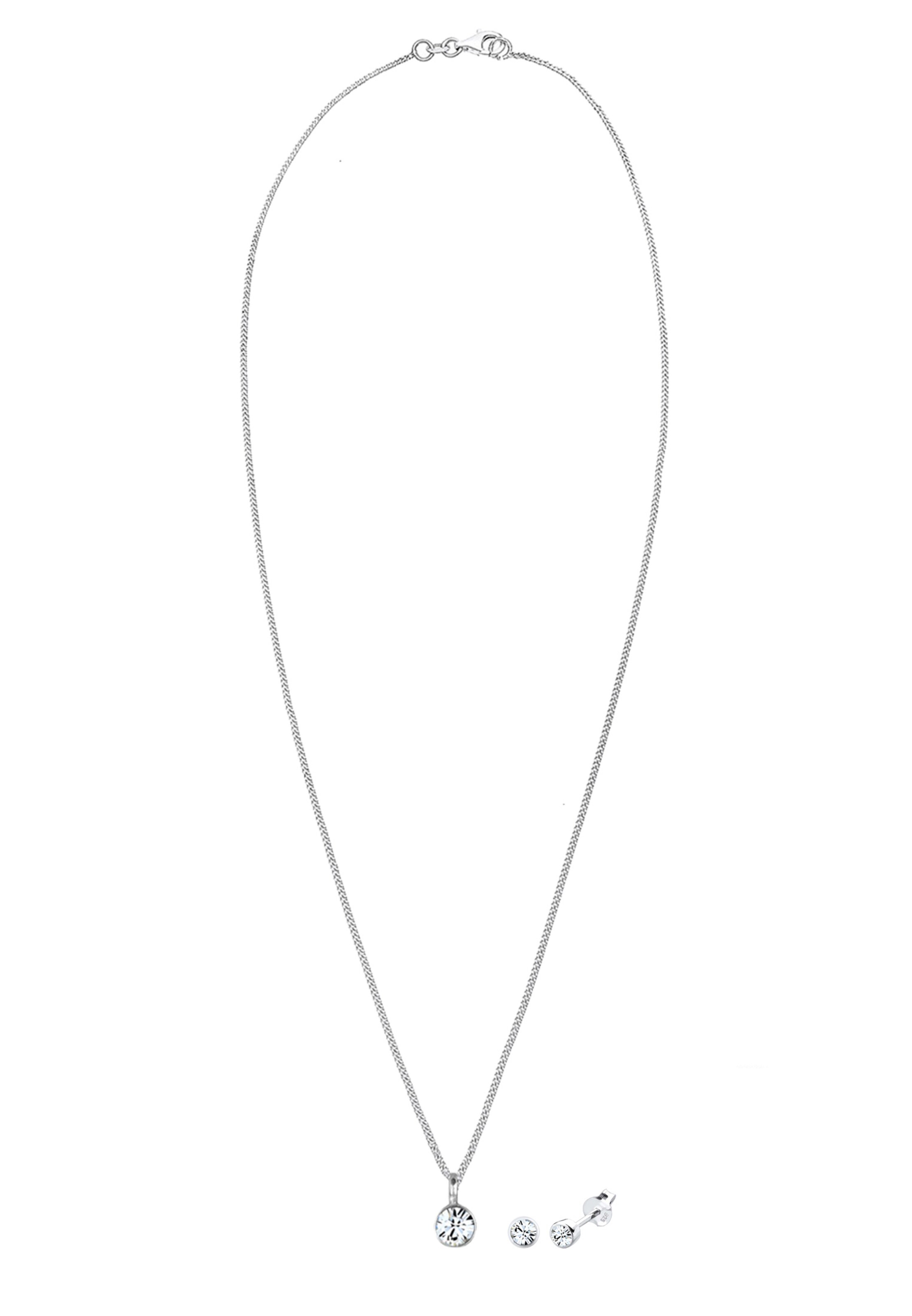 ELLI Комплект украшений в Серебристый