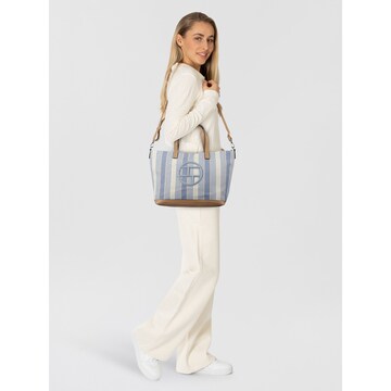 TOM TAILOR Shopper 'Gilda' in Blauw