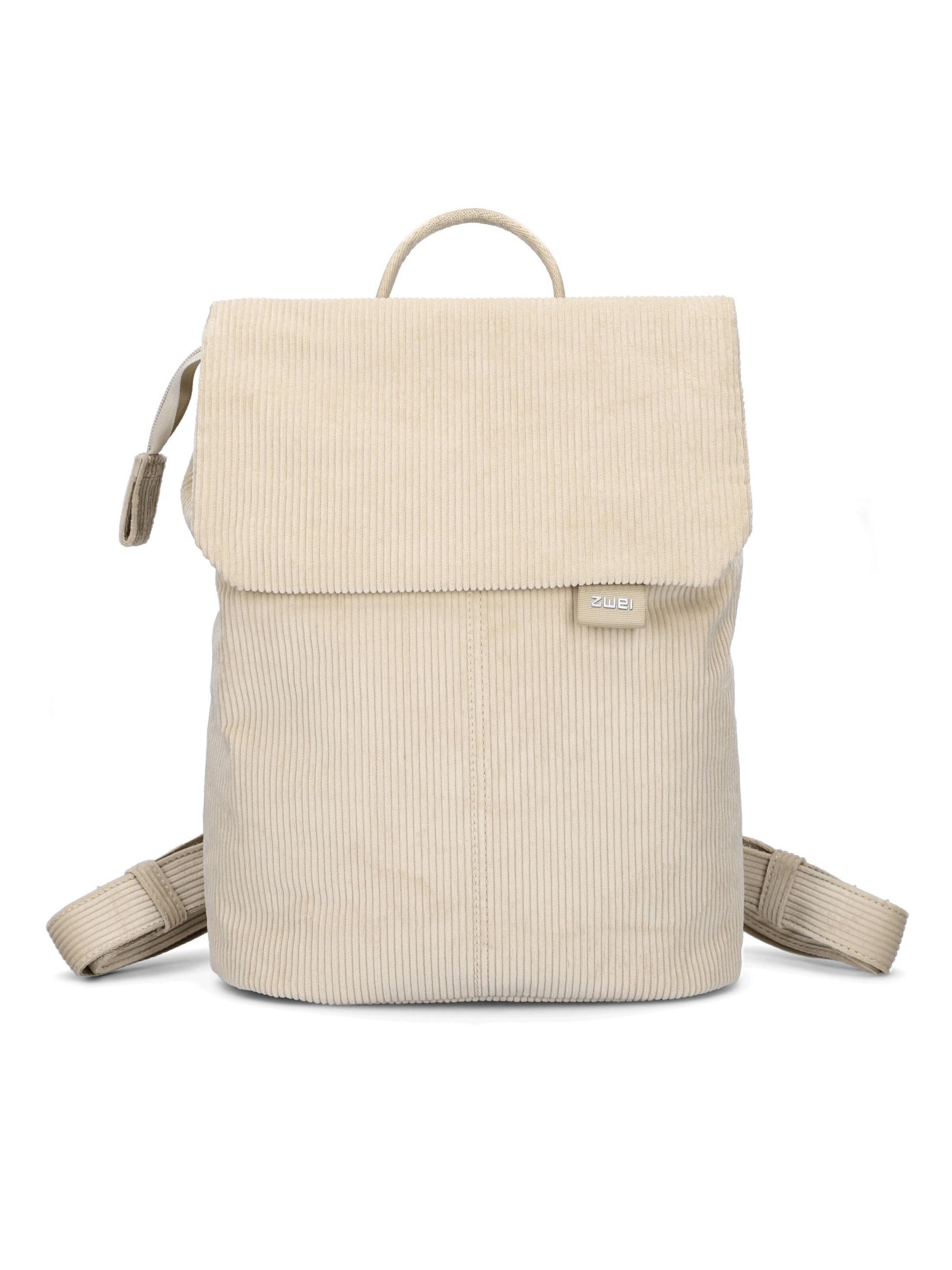 ZWEI Backpack 'MADEMOISELLE.M MR13' in Beige: front