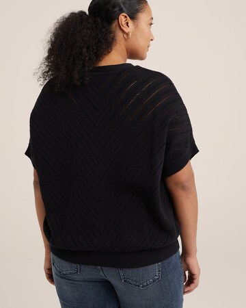 WE Fashion Knit cardigan in Black