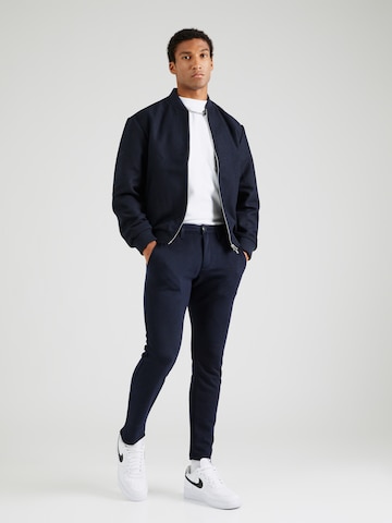 GABBA Slim fit Chino trousers 'Paul' in Blue