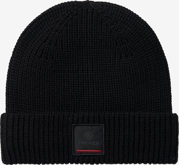 Bogner Fire + Ice Mütze 'Kajus' in Schwarz: Vorderseite