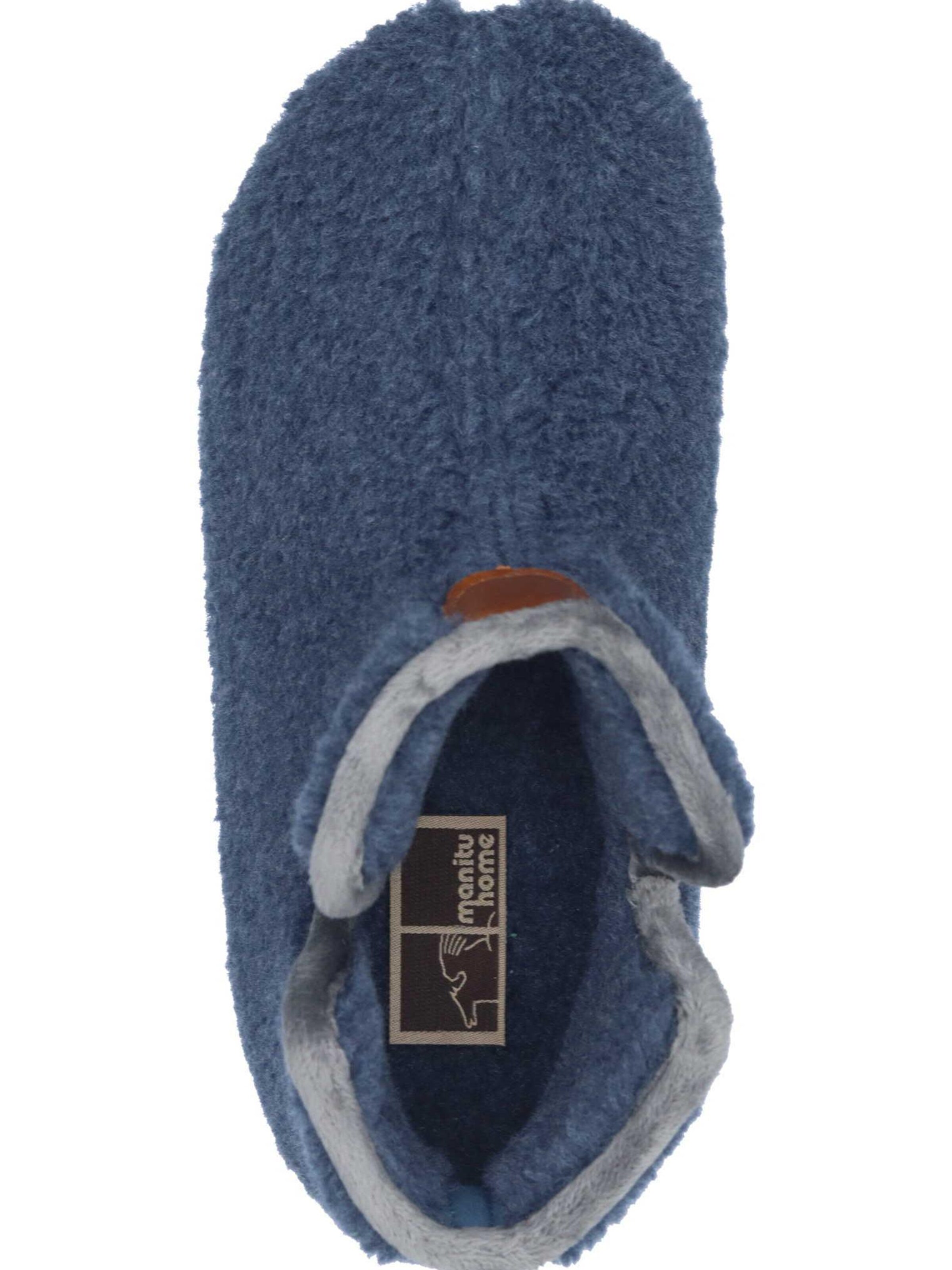 Manitu-Home Slippers in Blue