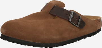 BIRKENSTOCK Pistokkaat 'Boston' värissä ruskea: etupuoli