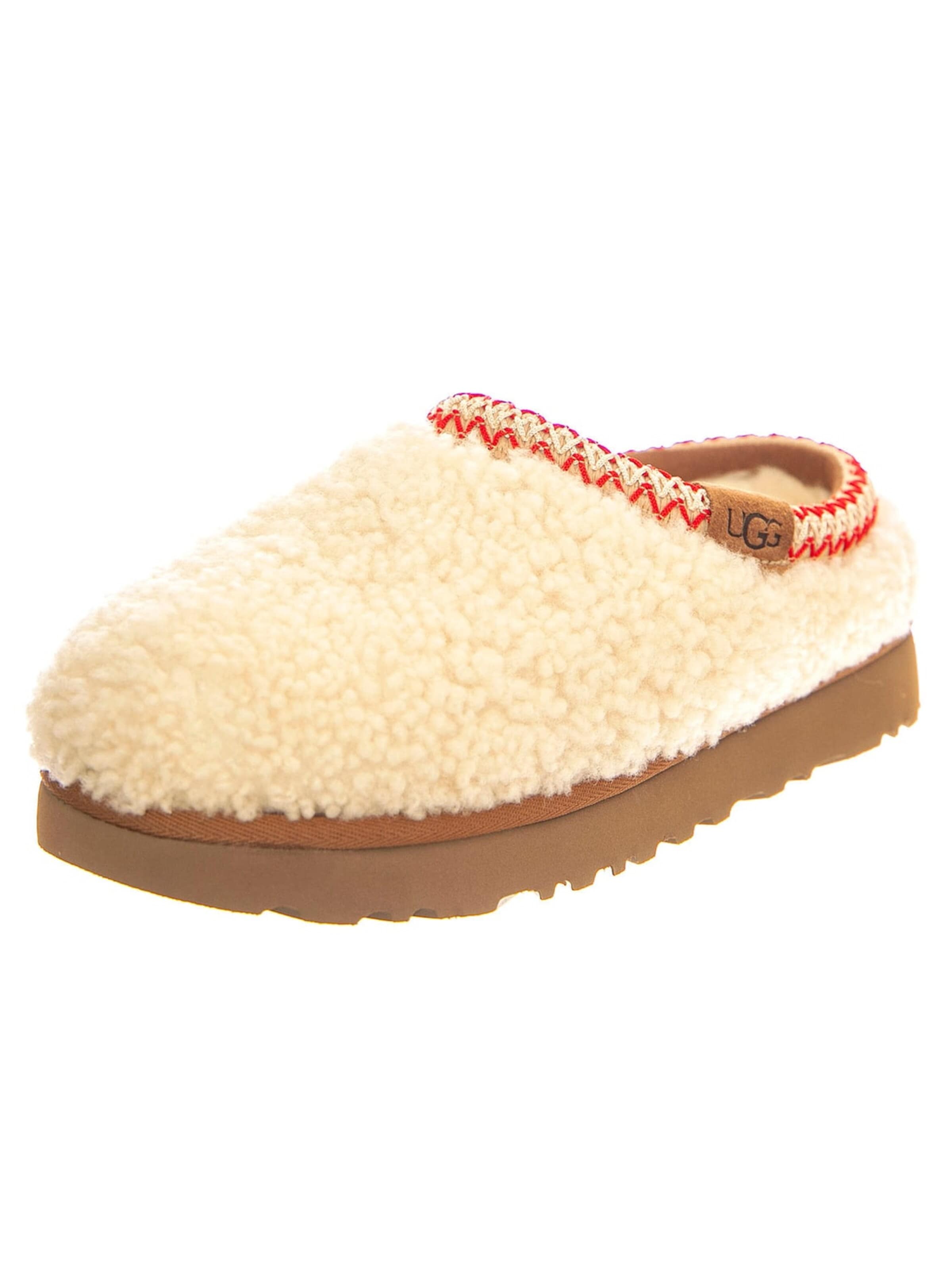 UGG Mule 'W TASMAN MAXI CURLY NATURAL' en 41 en blanc, Vue avec produit