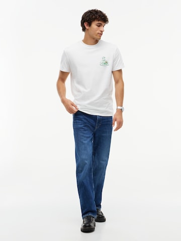 balta Tommy Jeans Marškinėliai