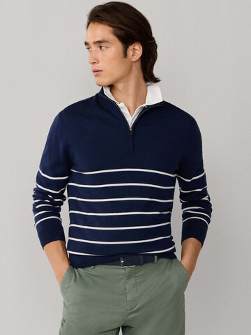 Hackett London Pullover in Blau