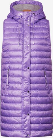 STREET ONE Vest in Purple: front