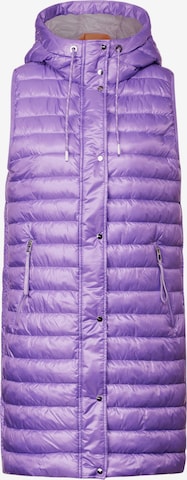 STREET ONE Vest in Purple: front