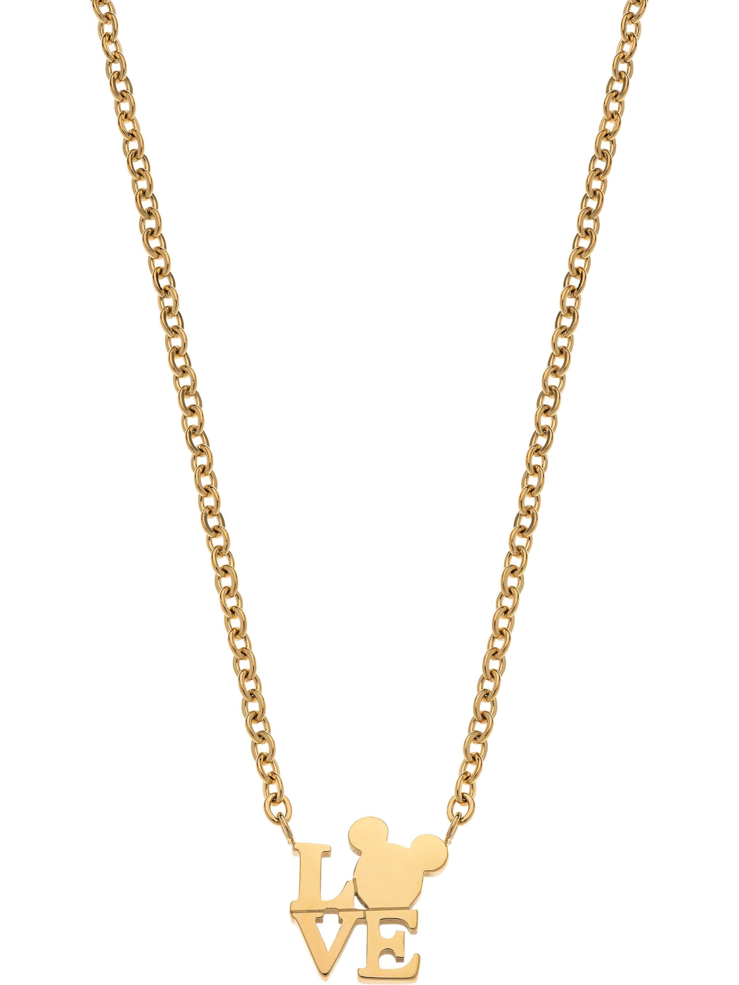 Disney Jewelry Kette in Gold: Vorderseite