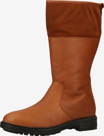 Bottes Kickers en marron : devant