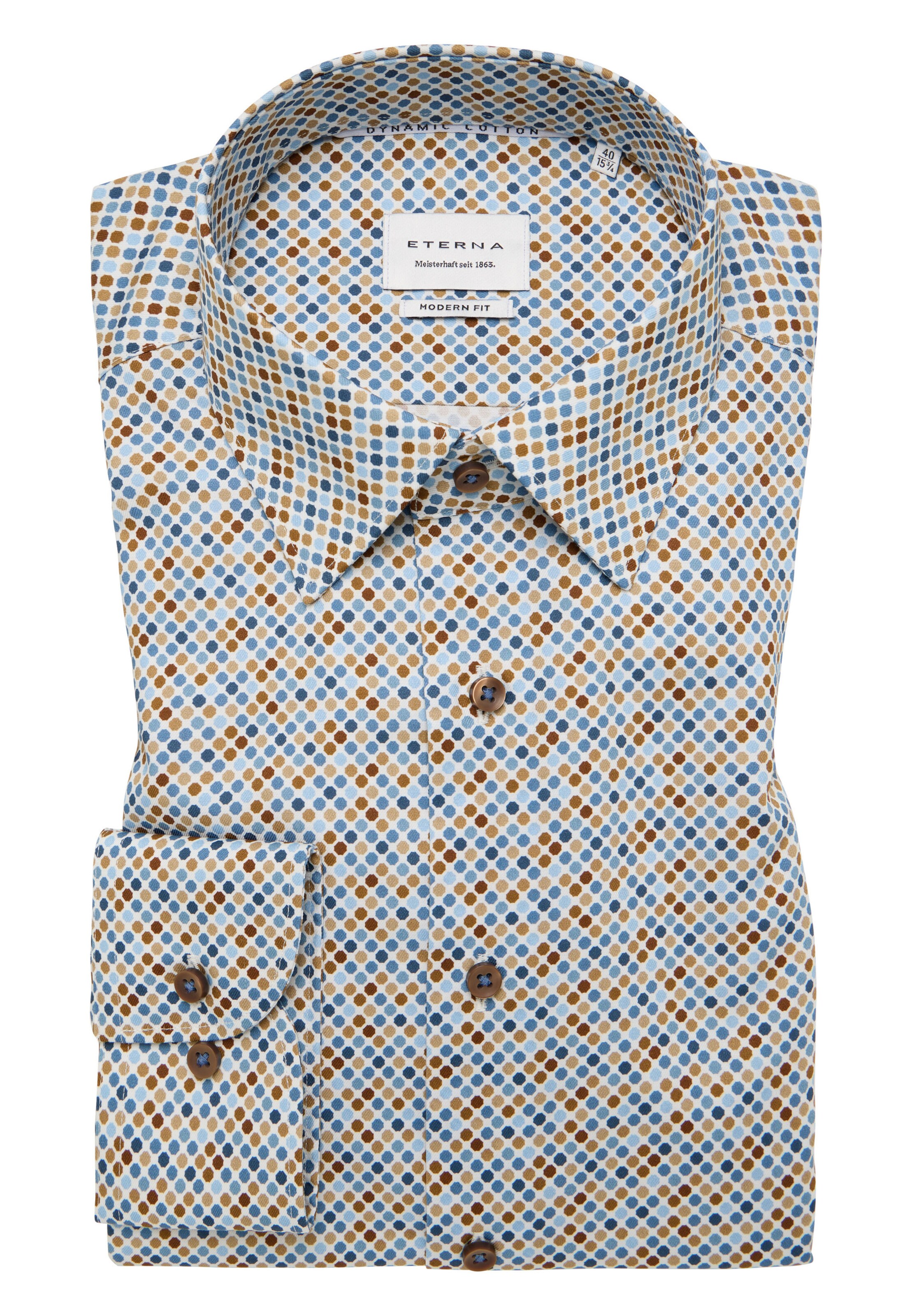 ETERNA Regular fit Business shirt in Blue