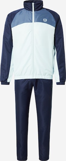 Treniruočių kostiumas 'Metropolis' iš Sergio Tacchini, spalva – melsvai pilka / pastelinė mėlyna / tamsiai mėlyna, Prekių apžvalga
