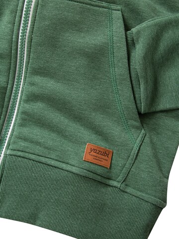 yazubi Sweatjacke 'Jacob' in Grün