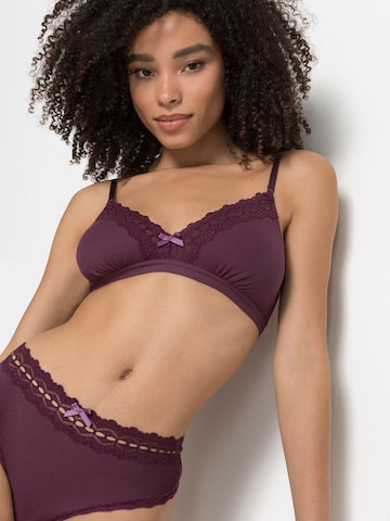 s.Oliver T-shirt Bra in Purple: front