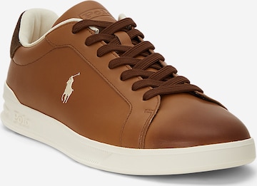 Polo Ralph Lauren Matalavartiset tennarit värissä ruskea: etupuoli