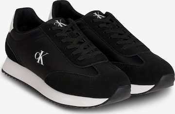 Calvin Klein Jeans Низкие кроссовки 'RETRO RUNNER LACE UP NY-SU' в Черный: спереди