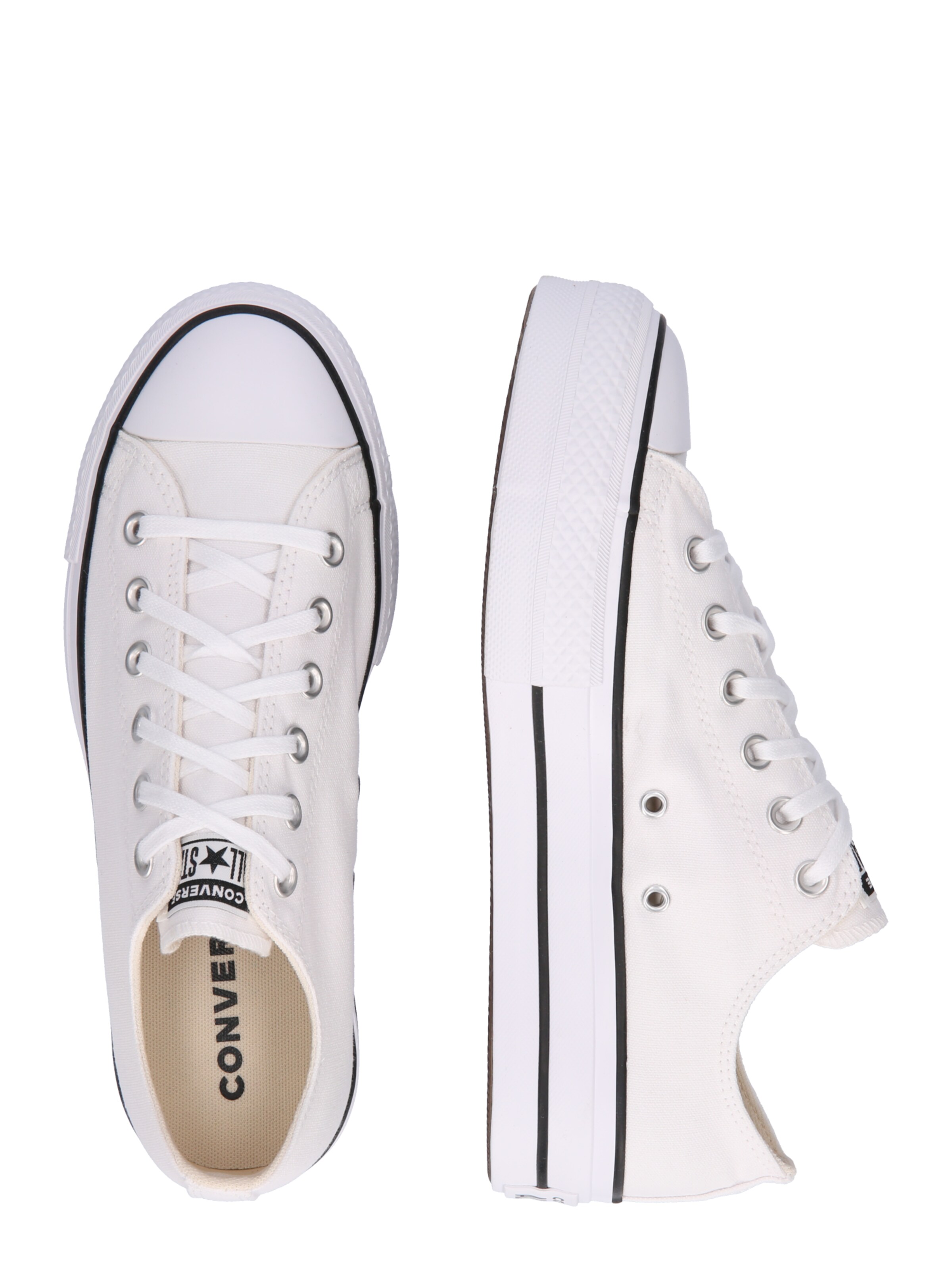 CONVERSE Låg sneaker 'Chuck Taylor All Star Lift' i vit