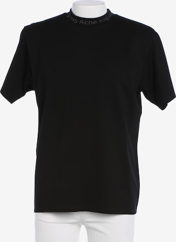 Acne T-Shirt L in Schwarz: Vorderseite
