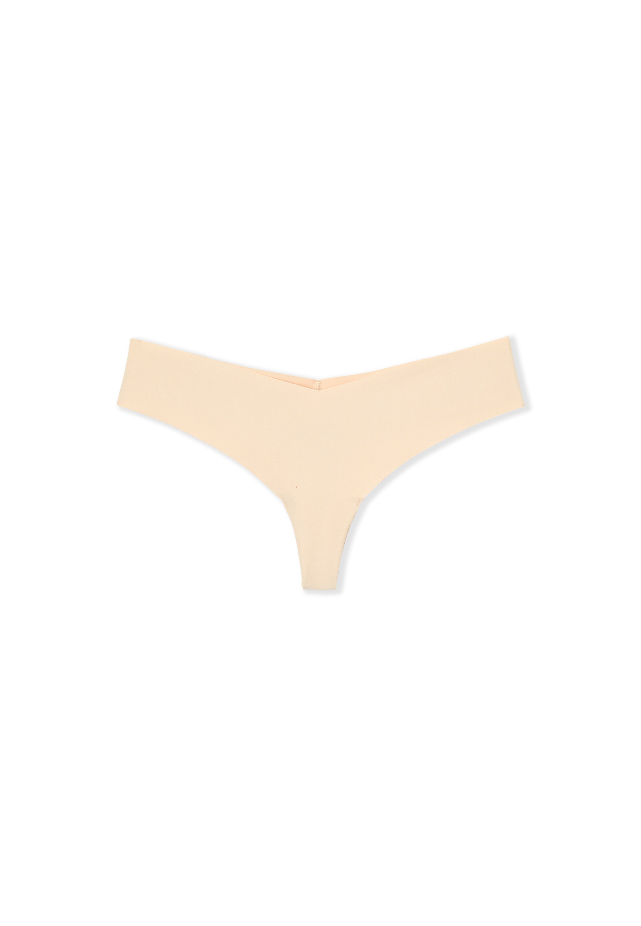 ETAM Thong 'Pure Invisible' in Beige: front