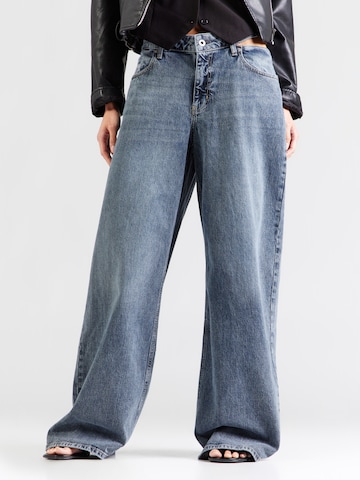 KARL LAGERFELD JEANS Wide Leg Jeans in Blau: Vorderseite