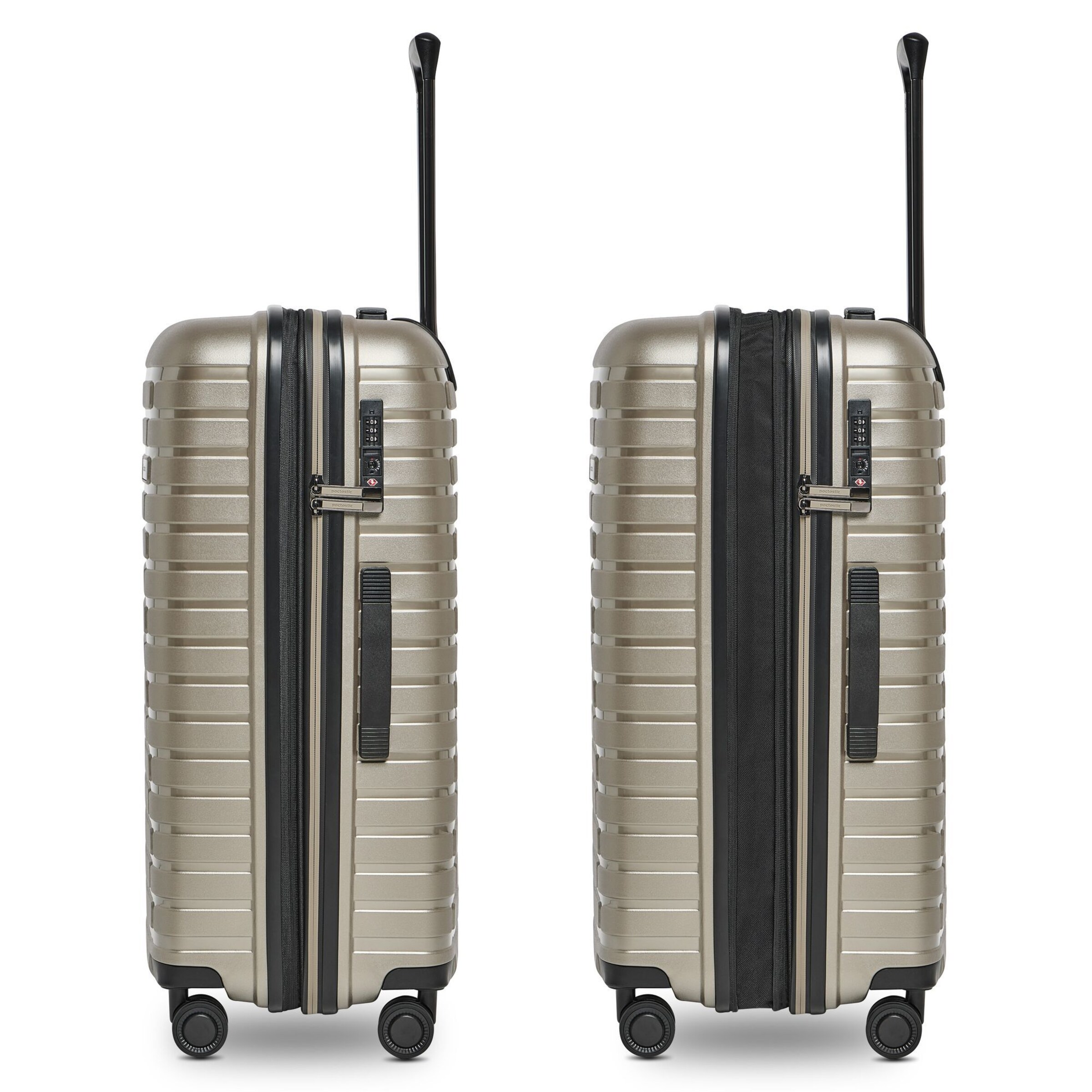 Pactastic Suitcase set in Beige