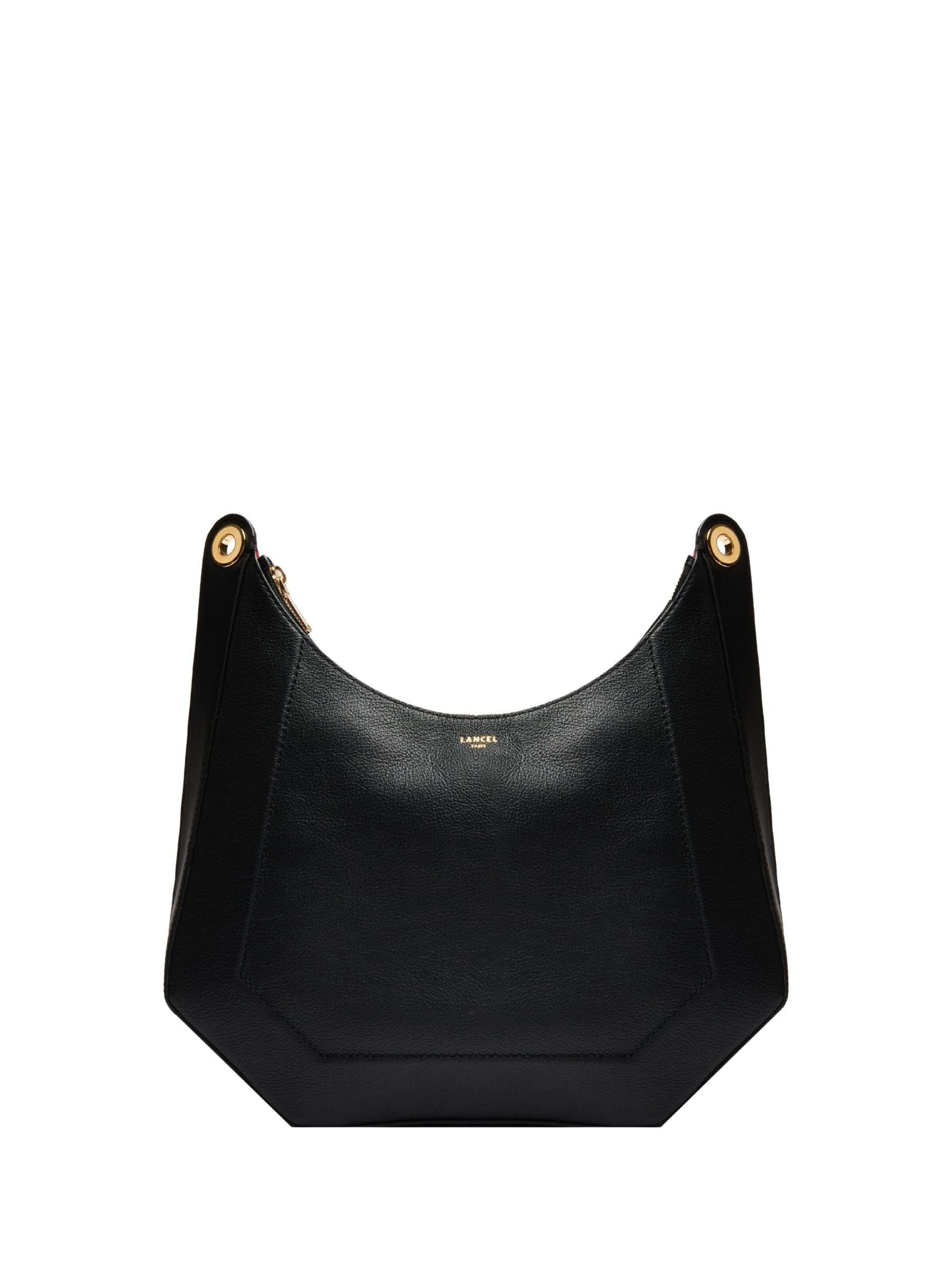 Borsa a mano di Lancel in nero: frontale