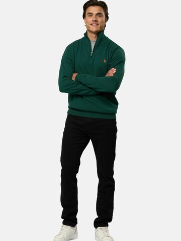 U.S. POLO ASSN. Trui 'Brison' in Groen