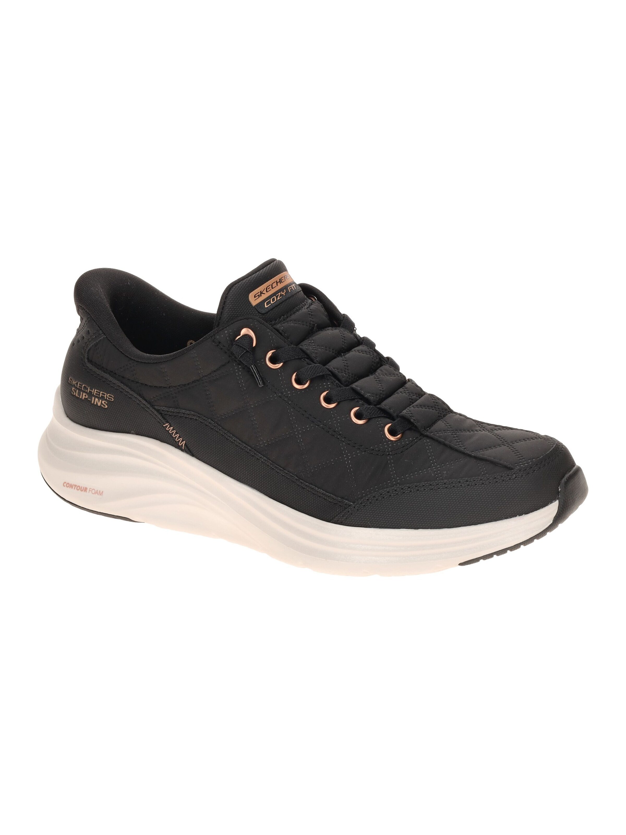SKECHERS Schnürschuh in Schwarz: Vorderseite