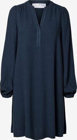 Robe 'Viva' SELECTED FEMME en bleu : devant