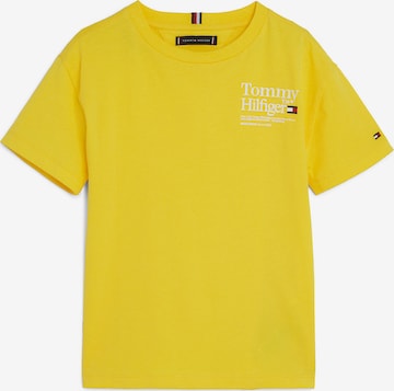 Tricou de la TOMMY HILFIGER pe galben: față